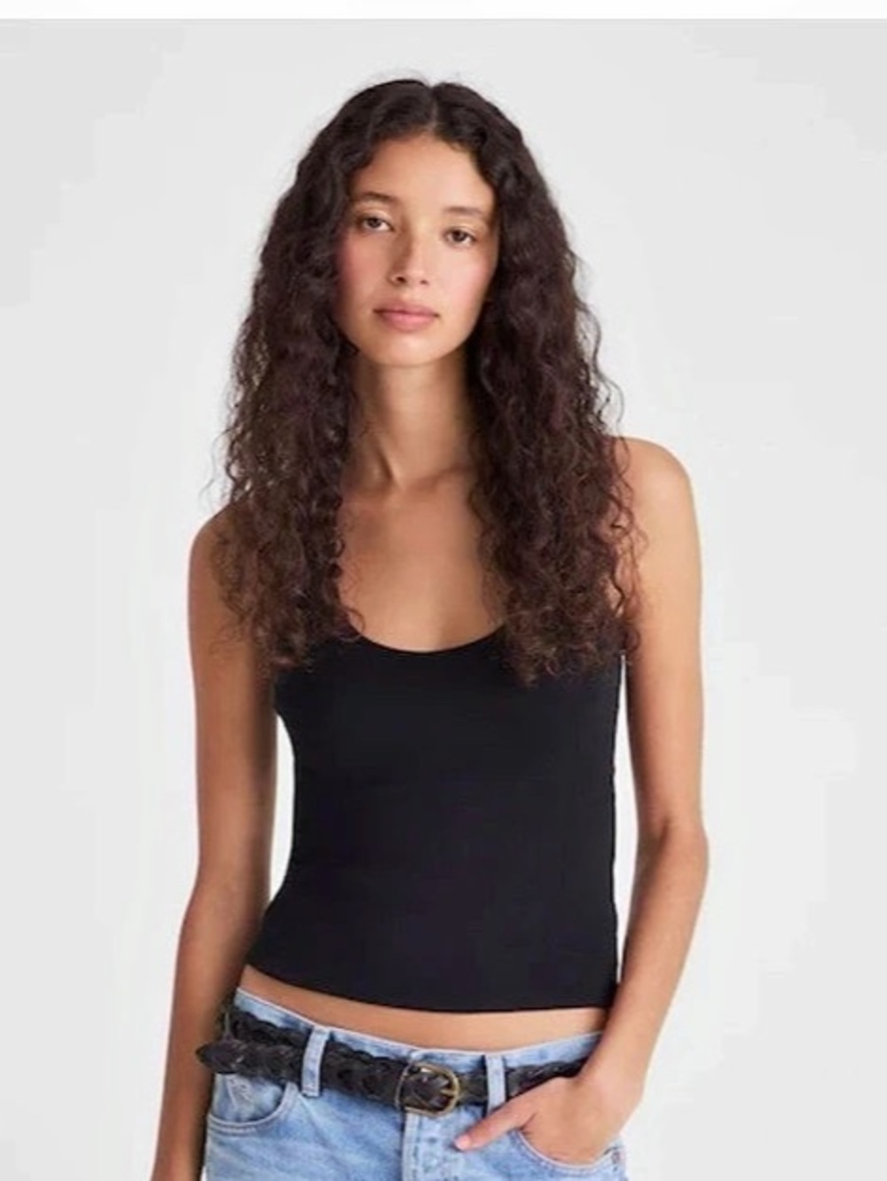 The '90s Halter Top in Compact Cotton